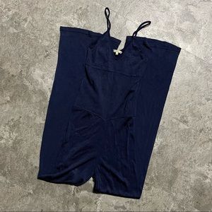 ASHLEY PAIGE Blue Jumpsuit Fit And Flare Leg